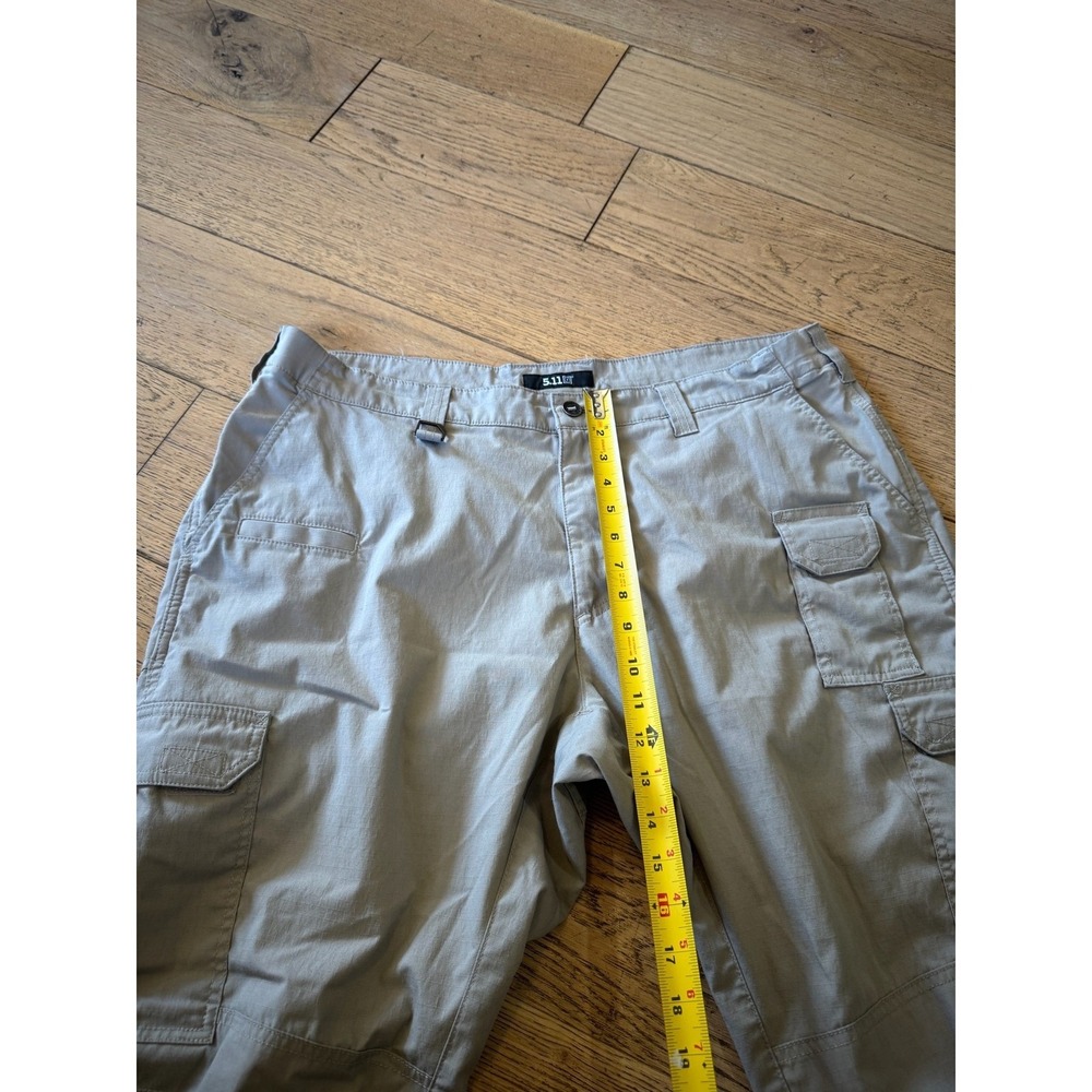 5.11 Tactical Cargo Pants Mens 40x32 Beige Outdoor Work Utility (1019) - Picture 10 of 11
